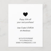 Medium - Modern Minimal Thank You For Your Order (Achterkant)