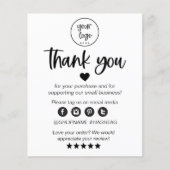 Medium - Modern Minimal Thank You For Your Order (Voorkant)