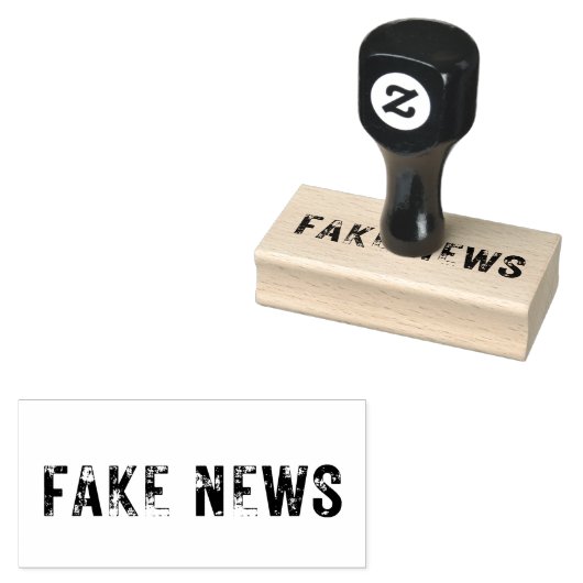 Medium NEP NIEUWS Rubber Stamp Rubberstempel (Gestempeld)