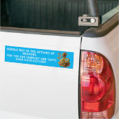 Medium niet bij de Dragons Bumpersticker (Op Truck)