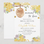 Medium om Vrijgezellenfeest Waterverf bijenkorf te Kaart (Voorkant / Achterkant)