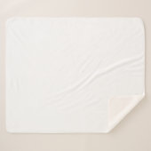 Medium pluche sherpa gooien sherpa deken (Voorkant (horizontaal))