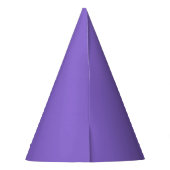 Medium Purple Party Hat Feesthoedjes (Achterkant)