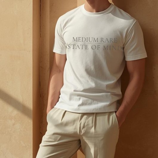 Medium Rare Geestesgesteldheid Steakliefhebber Car T-shirt