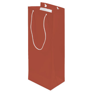 Medium Red Oranje Solid Color 2022 Color - Hue Wijn Cadeautas