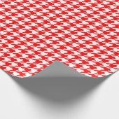 Medium-rood en wit papier voor het oppakken van ho (Hoek)