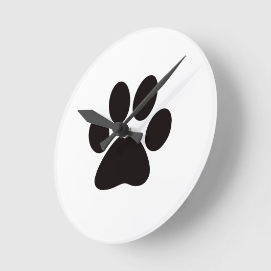 Medium-round-hondenwand Ronde Klok (Hoek)