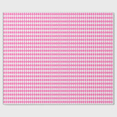 Medium roze en wit Harlequin Wrapping Paper Cadeaupapier (Vlak)