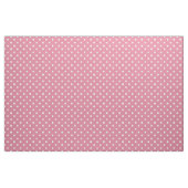 Medium Roze Witte Polka Dots Stof (Yard (91,4 cm))