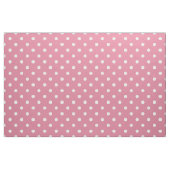 Medium Roze Witte Polka Dots Stof (Fat Quarter)