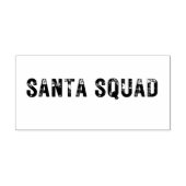 Medium SANTA SQUAD Rubber Stamp Rubberstempel (Afrduk)