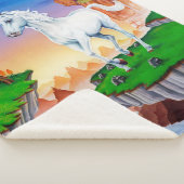 Medium Sherpa blanket Unicorn Sherpa Deken (3/4)