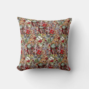 Medium Sierkussen originele prachtige bloemen!