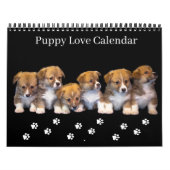 Medium Size Puppy Love Calendar Kalender (Hoes)