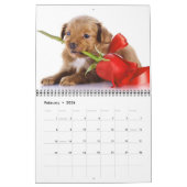 Medium Size Puppy Love Calendar Kalender (Feb 2026)