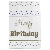 Medium Size Star Patroonpapier Verjaardag Gift Bag Cadeauzakje (Achterkant)