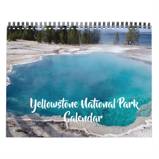 Medium Size Yellowstone Park Calendar Kalender (Hoes)