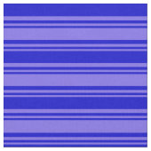 Medium Slate Blue & Blue Striped Pattern Stof (Close Up)