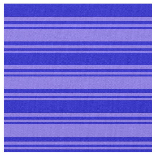 Medium Slate Blue & Blue Striped Pattern Stof (Close Up)