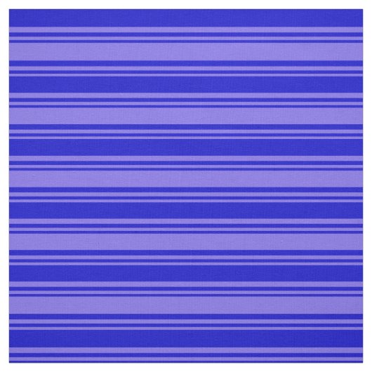 Medium Slate Blue & Blue Striped Pattern Stof (Swatch)