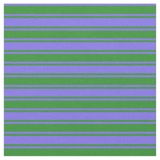 Medium Slate Blue & Forest Green Pattern Stof (Close Up)