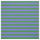 Medium Slate Blue & Forest Green Pattern Stof (Swatch)