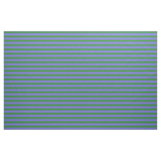 Medium Slate Blue & Forest Green Pattern Stof (Fat Quarter)