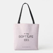 Medium Soft Life Era Tote Bag – Feminine Aesthetic (Achterkant)