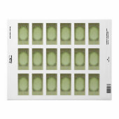 Medium Spring Brocade Apothecary Label (Full Sheet)