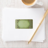 Medium spring brocade horizontaal apotheeklabel etiket (Insitu)