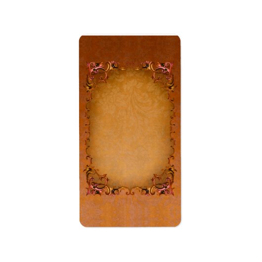 Medium Summer Brocade Apothecary Label (Voorkant)