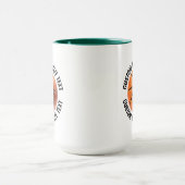 Medium Tekst H. GREEN Combo 15oz Aangepaste Basket Mok (Midden)