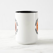 Medium Tekst ZWART Combo 15oz Aangepaste Basketbal Mok (Midden)