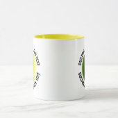 Medium Text GEEL Combo 11oz Aangepaste Tennis Mok (Midden)