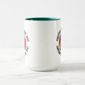 Medium Text JAGER GROEN Combo 15oz Aangepaste Cric Mok (Midden)