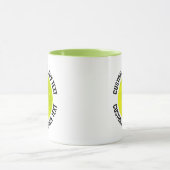 Medium Text LIME Combo 11oz Aangepaste Pickleball Mok (Midden)