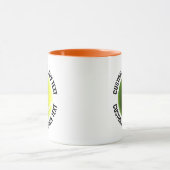 Medium Text ORANGE Combo 11oz Aangepaste Tennis Mok (Midden)