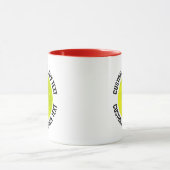 Medium Text RODE Combo 11oz Aangepaste Pickleball Mok (Midden)