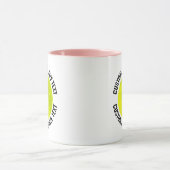 Medium Text ROZE Combo 11oz Aangepaste Pickleball Mok (Midden)