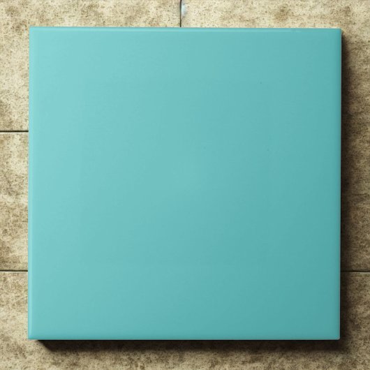 Medium Turquoise Vibrant Cool Accent Tegeltje