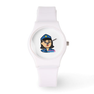 Medium van politiemacht horloge