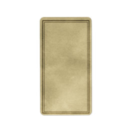 Medium verticaal apothekerlabel etiket