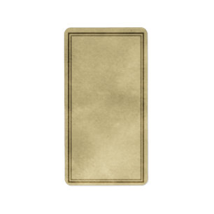 Medium verticaal apothekerlabel etiket