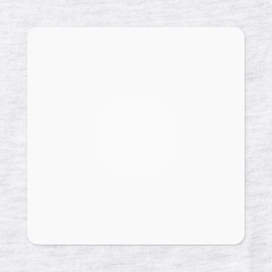Medium vierkant strijklabel labels (Design 1)