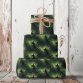 Medium Wicked Witch Silhouette patroon Cadeaupapier