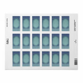 Medium Winter Brocade Apothecary Label (Full Sheet)