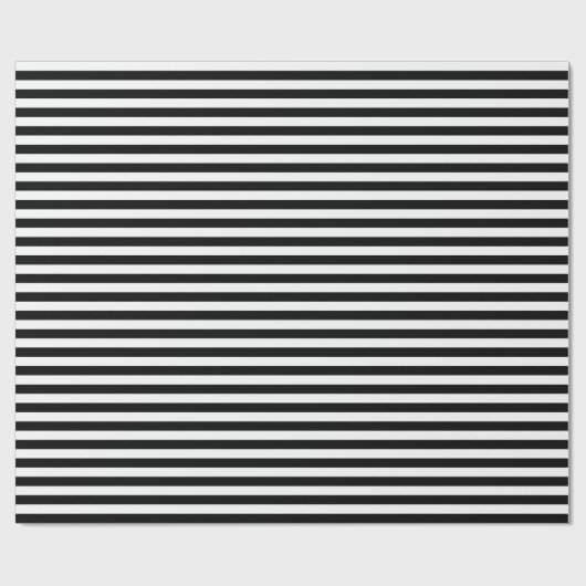 Medium zwart-wit strippapier cadeaupapier (Vlak)