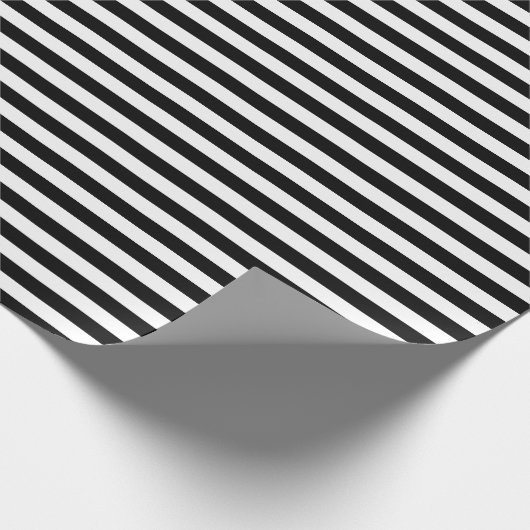Medium zwart-wit strippapier cadeaupapier (Hoek)