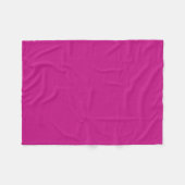 MediumVioletRed Fleece Deken (Voorkant (Horizontaal))
