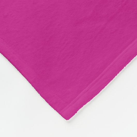 MediumVioletRed Fleece Deken (Hoek)